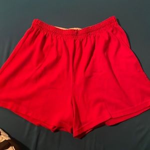 red soffe shorts!!